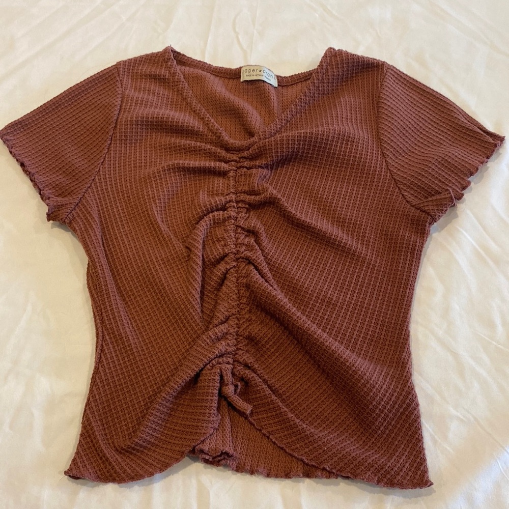 Paper Crane Ruffled Shirt